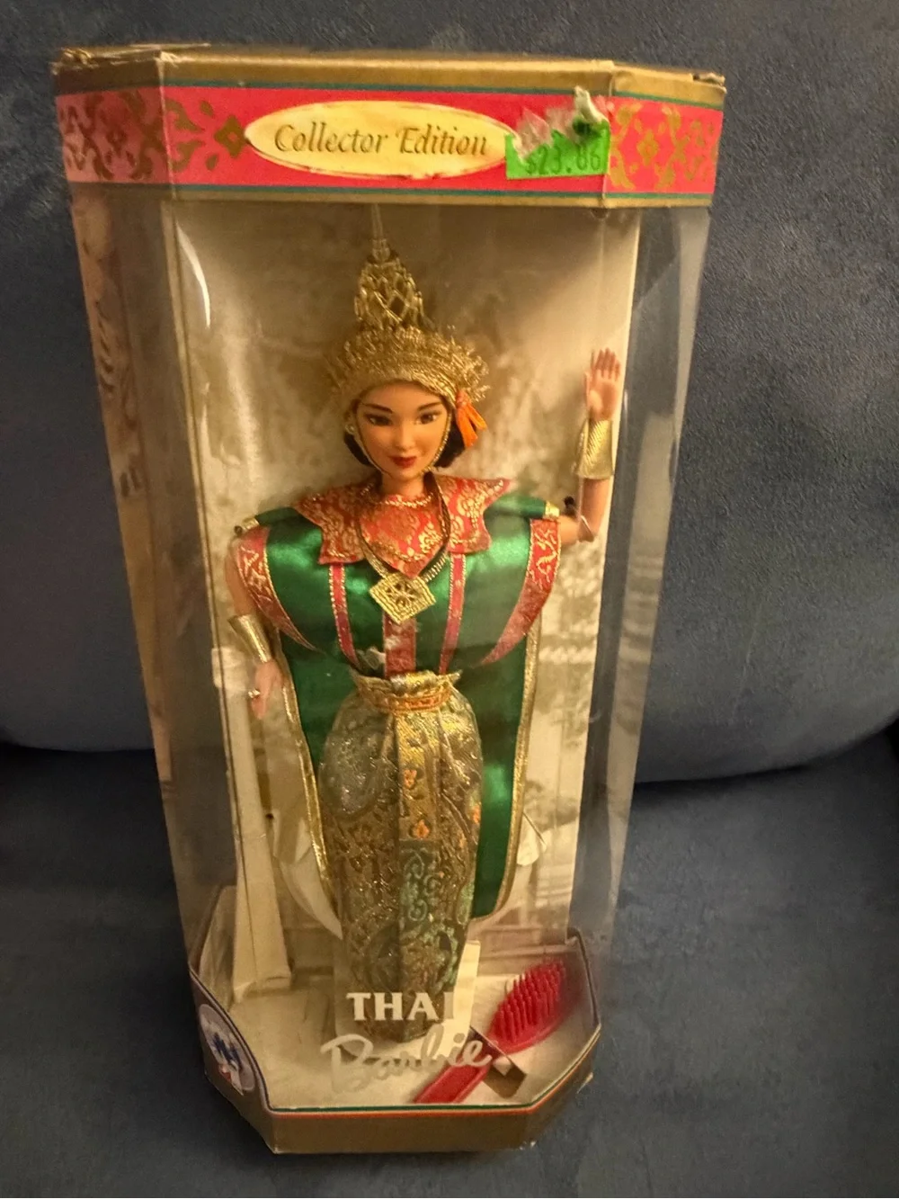 Barbie Thai Costume Doll - Green & Gold
